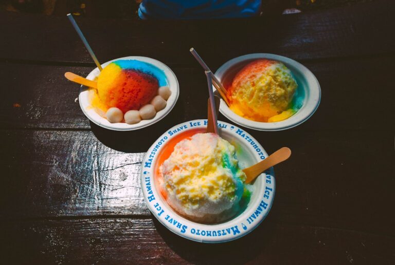 Shave ice at Matsumoto in Haleiwa on the North Shore
