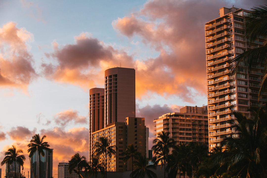 Driving around the island of Oahu, Hawaii