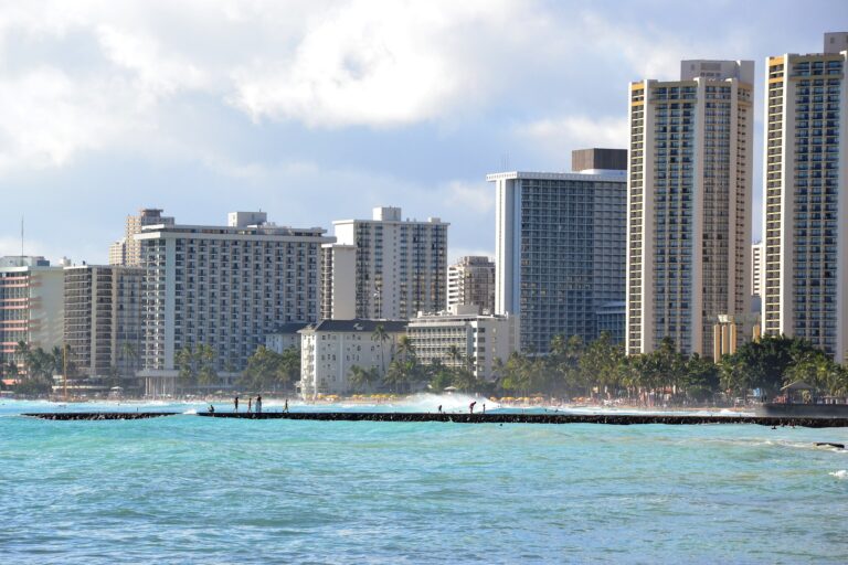 The Waikiki skyline