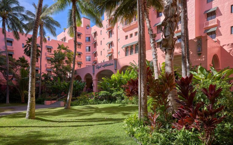 The Royal Hawaiian courtyard gardens